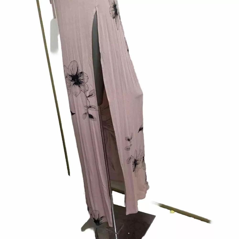 Stillwater XS high side‎ slits black floral print dress - Picture 4 of 12